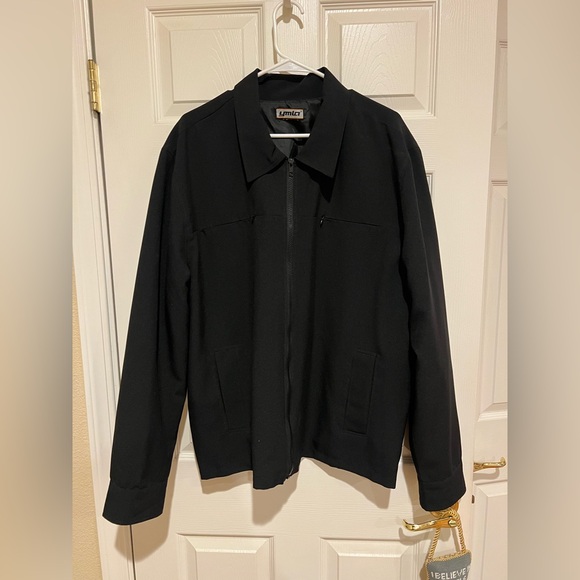 YMLA Other - YMLA Midnight Black Structured Elegant Shirt Jacket NWOT